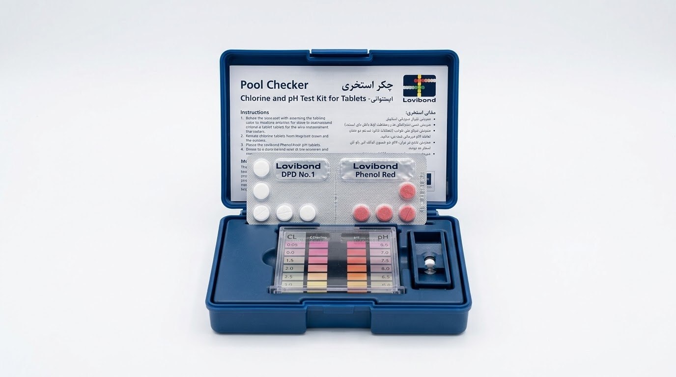قیمت و خرید کیت سنجش کلر و pH قرصی مدل چکر استخری